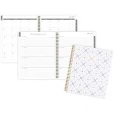 Cambridge Emerson Academic Planner - Large Size - Academic - Weekly, Monthly - 12 Month - July - June - 1 Week, 1 Month Double Page Layout - 11