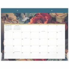 At-A-Glance Midnight Garden Monthly Desk Pad - Monthly - 12 Month - January 2026 to December 2026 - 1 Month Single Page Layout - 21 3/4