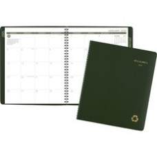 At-A-Glance Recycled Planner - Julian Dates - Monthly - 13 Month - January 2023 - January 2024 - 1 Month Double Page Layout - 9