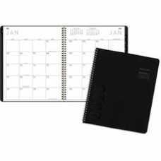 At-A-Glance Contemporary Lite Monthly Planner, Black, Large, 9