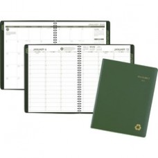 At-A-Glance Recycled Appointment Book - Julian Dates - Weekly - January 2023 - December 2023 - 7:00 AM to 8:45 PM - Quarter-hourly, 7:00 AM to 5:30 PM - Quarter-hourly - 1 Week Double Page Layout - 8 1/4