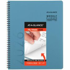 At-A-Glance Contemporary Lite Planner - Weekly, Monthly - 12 Month - January 2026 to December 2026 - 1 Week, 1 Month Double Page Layout - 8 1/4