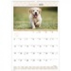 At-A-Glance Puppies Monthly Wall Calendar - Julian Dates - Monthly - 1 Year - January 2023 - December 2023 - 1 Month Single Page Layout - 15 1/2
