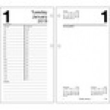 At-A-Glance Large Daily Desk Calendar Refill - Julian Dates - Daily - 1 Year - January 2024 - December 2024 - 7:00 AM to 5:15 PM - Quarter-hourly - 1 Day Double Page Layout - 4 1/2