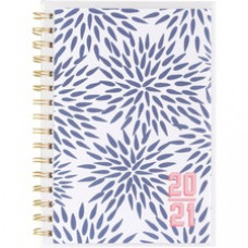 At-A-Glance Katie Kime Blue Mums Academic Planner - Academic - Monthly, Weekly - 12 Month - July 2022 - June 2023 - 1 Month, 1 Week Double Page Layout - 5 1/2