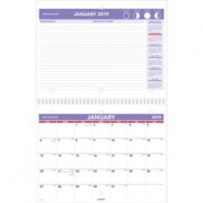At-A-Glance Monthly Wall Calendar - Julian Dates - Monthly - 1 Year - January 2023 - December 2023 - 1 Month Single Page Layout 1 Month Double Page Layout - 11