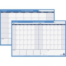 At-A-Glance 30/60-Day Erasable Horizontal Wall Planner - Monthly - 36