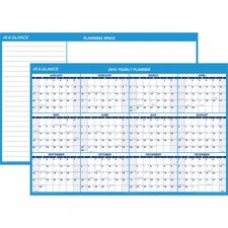 At-A-Glance Reversible Wall Calendar - Yearly - 1 Year - January 2023 - December 2023 - 48