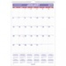 At-A-Glance Write-on/Wipe-off Laminated Monthly Wall Calendar - Julian Dates - Monthly - 1 Year - January 2023 - December 2023 - 1 Month Single Page Layout - 15 1/2