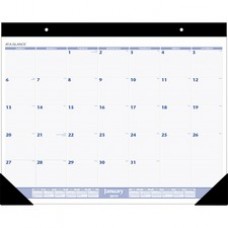 At-A-Glance Monthly Two-color Desk Pad - Julian Dates - Monthly - 1 Year - January 2023 - December 2023 - 1 Month Single Page Layout - 19