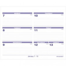 At-A-Glance Flip-A-Week Desk Calendar Refill - Julian Dates - Weekly - 1 Year - January 2023 - December 2023 - 1 Week Double Page Layout - 5 5/8" x 7" Sheet Size - Desktop - White - 1 Each5 5/8