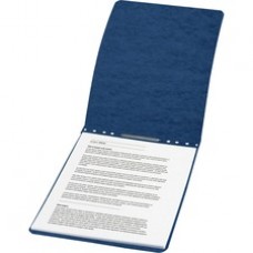 ACCO® PRESSTEX® Report Covers, Top Binding for Letter Size Sheets, 2 Capacity, Dark Blue - 2" Folder Capacity - Letter - 8 1/2" x 11" Sheet Size - Folder - 20 pt. Folder Thickness - Tyvek, Leather - Dark Blue - 