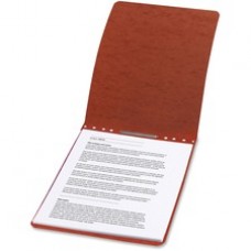 ACCO® PRESSTEX® Report Covers, Top Binding for Letter Size Sheets, 2" Capacity, Red - 2" Folder Capacity - Letter - 8 1/2" x 11" Sheet Size - Folder - 20 pt. Folder Thickness - Tyvek, Leather - Red - Recycled - 1 / Each