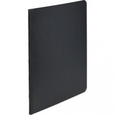 ACCO® PRESSTEX® Report Covers, Side Binding for Letter Size Sheets, 3" Capacity, Black - 3" Folder Capacity - Letter - 8 1/2" x 11" Sheet Size - 20 pt. Folder Thickness - Tyvek, Leather - Black - Recycled - 1 / Each