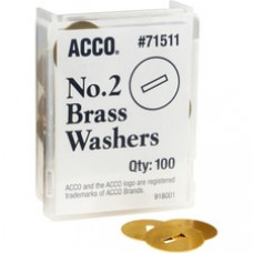 ACCO® Brass Washers, 15/32