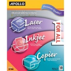 Apollo® Multifunction Universal Film, Without Stripe, 50 Sheets - Letter - 8 1/2