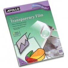 Apollo® Write-On Transparency Film, 100 Sheets - Letter - 8 1/2