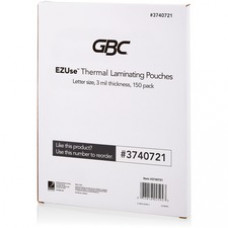 GBC Fusion EZUse Laminating Pouches - Sheet Size Supported: Letter 8.50