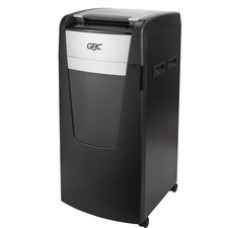 GBC AutoFeed+ Large Office Shredder, 750M, Micro-Cut, 750 Sheets - Continuous Shredder - Micro Cut - 15 Per Pass - for shredding Credit Card, Paper Clip, Staples, Paper - P-5 - 4 Hour Run Time - 37 gal Wastebin Capacity - Black