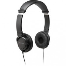 Kensington USB Hi-Fi Headphones - Stereo - Black - USB Type A - Wired - Over-the-head - Binaural - Circumaural - 6 ft Cable