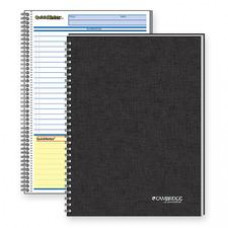 Mead QuickNotes 1 - Subject Business Notebook - Jr.Legal - 80 Sheets - Wire Bound - 20 lb Basis Weight - 5