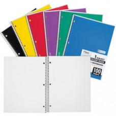 Mead One-subject Spiral Notebook - 100 Sheets - Spiral - College Ruled - 8