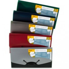 Meade 35904 Expandables Pockets Expanding File - 13 Internal Pocket(s) - Poly - Red, Blue, Green, Black, Silver, Tan - 1 Each