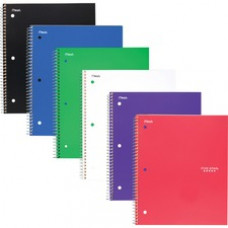 Mead Five Star Subject Spiral Notebook - 1 Subject(s) - 100 Sheets - Wire Bound - 3 Hole(s) - 11
