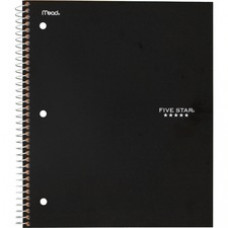 Five Star College Ruled 1-subject Notebook - 100 Sheets - Wire Bound - Wide Ruled - 8