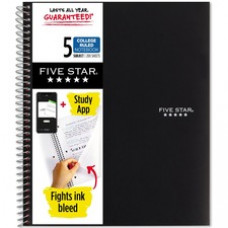 Five Star Notebook - 5 Subject(s) - 200 Sheets - Wire Bound - College Ruled - 3 Hole(s) - 8 1/2