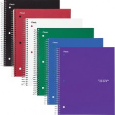 Mead Five Star Subject Spiral Notebook - 3 Subject(s) - 150 Sheets - 300 Pages - Wire Bound - 3 Hole(s) - 11