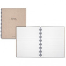 At-A-Glance Collection Meeting Twin Wire Large Notebook - 80 Sheets - Twin Wirebound - Ruled - 9 3/8
