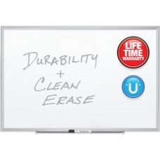Quartet® Premium DuraMax® Porcelain Magnetic Whiteboard, 5' x 3', Silver Aluminum Frame - 60