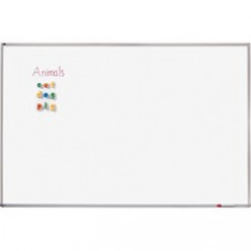 Quartet® Porcelain Whiteboard, 3' x 4', Magnetic, Aluminum Frame - 36