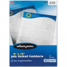 Wilson Jones® Job Ticket Holder, Top-Loading, 9