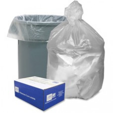 Webster Translucent Waste Can Liners - 60 gal - 38
