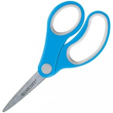 Acme United Kids 5" Pointed Tip Scissors - 5" Overall Length - Straight-left/right - Stainless Steel - Pointed Tip - Assorted - 12 / Pack