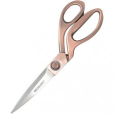 Westcott Vintage Copper Finish Scissors - 8" Overall Length - Bent-left/right - Stainless Steel - Pointed Tip - Metallic, Copper - 1 Each