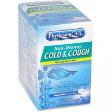 PhysiciansCare Cold & Cough Medication - For Cough, Common Cold - 50 / Box