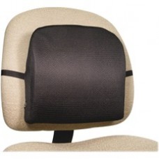 Advantus Memory Foam Massage Lumbar Cushion - Breathable, Adjustable Strap, Comfortable - Strap Mount - 12.8