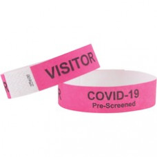Advantus COVID Prescreened Visitor Wristbands - 3/4