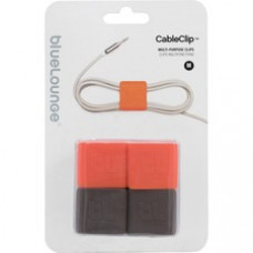 Bluelounge CableClip Multipurpose Cord and Cable Clips - Cable Clip - Multi - 4 Pack