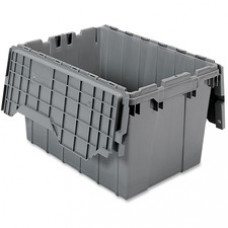 Akro-Mils Attached Lid Storage Container - Internal Dimensions: 12