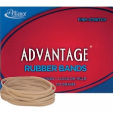 Alliance Rubber 26339 Advantage Rubber Bands - Size #33 - Approx. 150 Bands - 3 1/2" x 1/8" - Natural Crepe - 1/4 lb Box