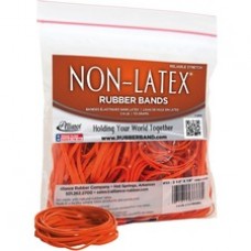 Alliance Rubber 37338 Non-Latex Rubber Bands - Size #33 - 1/4 lb. poly bag contains approx. 180 bands - 3 1/2