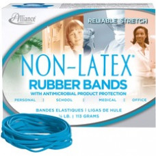 Alliance Rubber 42339 Non-Latex Rubber Bands with Antimicrobial Protection - Size #33 - 1/4 lb. box contains approx. 180 bands - 3 1/2