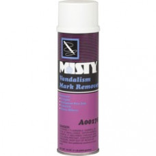 MISTY Vandalism Mark Remover - Spray - 0.13 gal (16 fl oz) - Ketone/Aromatic Scent - 12 / Carton - Clear