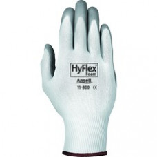 HyFlex Health Hyflex Gloves - X-Large Size - Nitrile, Nylon - Gray, White - Abrasion Resistant - For Healthcare Working - 2 / Pair