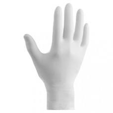 Ansell Health Single-use Powder-free PVC Gloves - Polyvinyl Chloride (PVC), Synthetic - Clear, White - Powder-free, Latex-free, Durable, Long Lasting, Rolled Beaded Cuff - For Laboratory Application, Manufacturing, Chemical, Food Handling, Industrial - 10