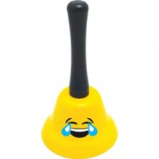 Ashley Emoji Design Wide Hand Bell - - Metal - Assorted Color